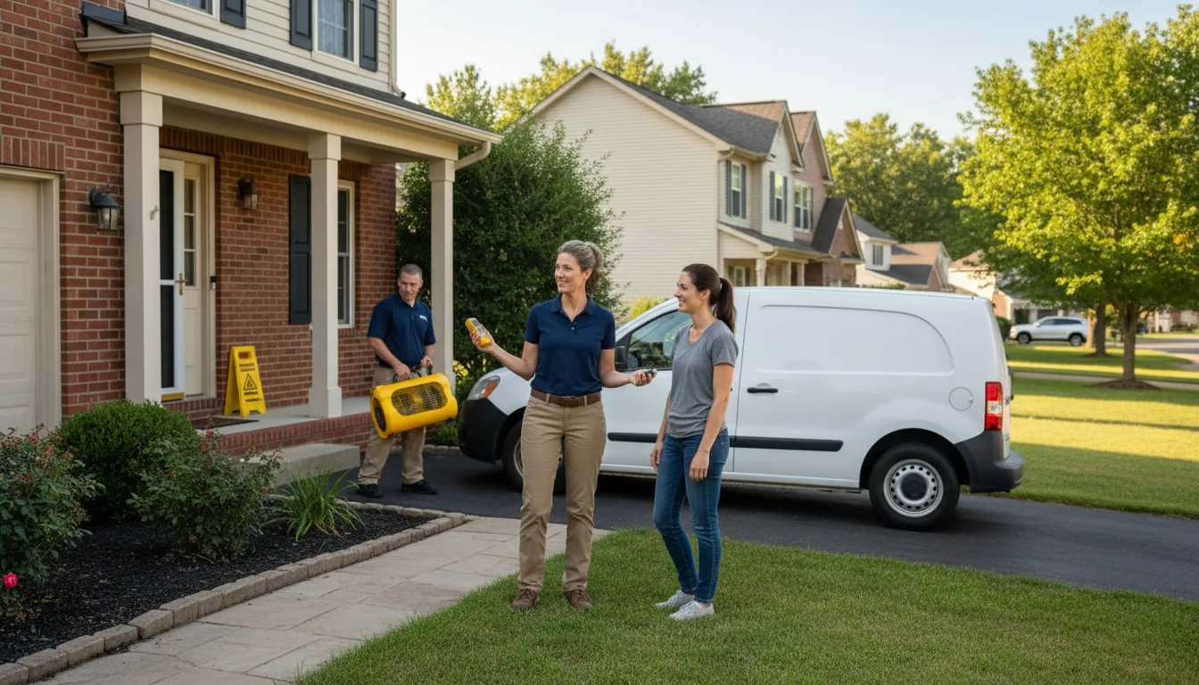 Water restoration image for Fire And Smoke Damage Restoration in Fremont, NC